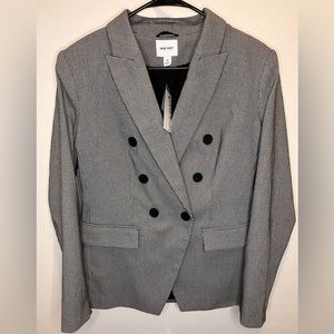 Nine West microcheck blazer